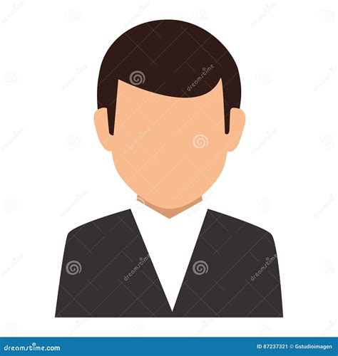 Silhouette Formal Man Walking 3 Vector Stock Photography