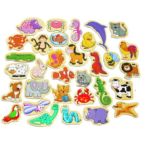 Magnetic Animals 40pc Educational Play For Educational Toys And