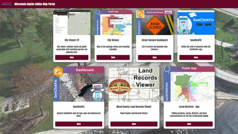 mapsgis city  wisconsin rapids