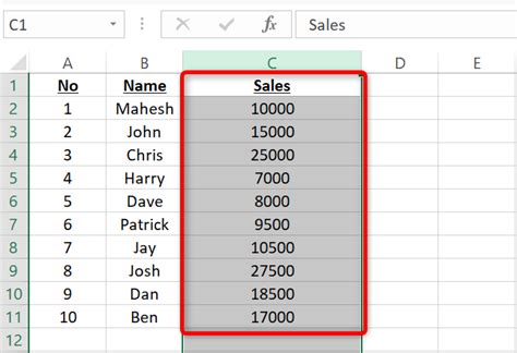 How To Sum A Column In Microsoft Excel