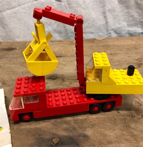 Lego Set 490 Mobile Crane From 1975 With Instructions Etsyde