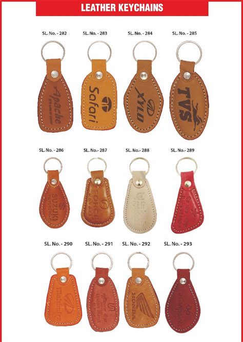 Brown Promotional Leather Keychain Packaging Type Packet At Rs 15