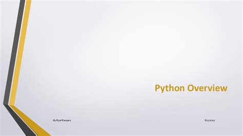 Python Final Ppt