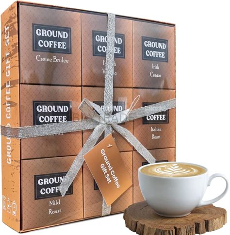 GROUND Coffee Gift Set Coffee Cafetiere Flavoured Coffee Gifts For