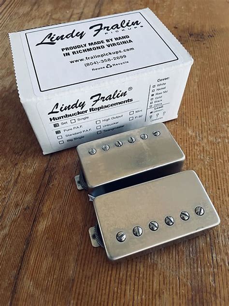 Lindy Fralin Pure PAF Humbucker Pickup Set Neck Bridge With Reverb