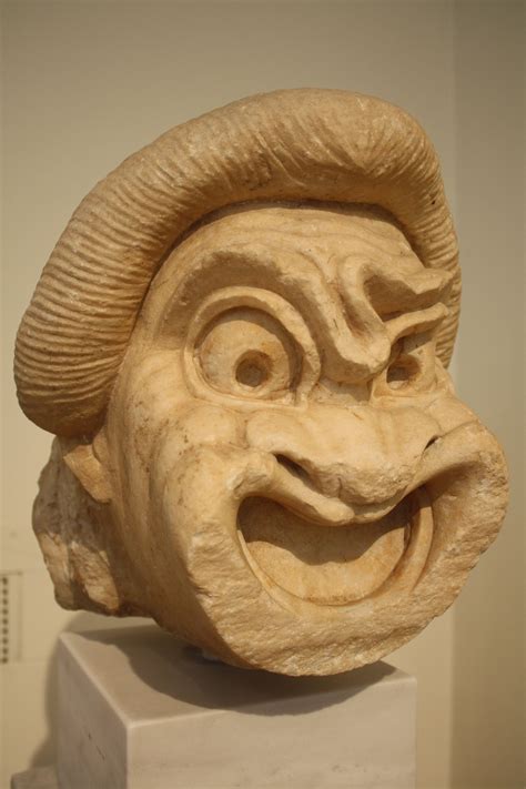 Greek Marble Comedy Mask (Illustration) - World History Encyclopedia