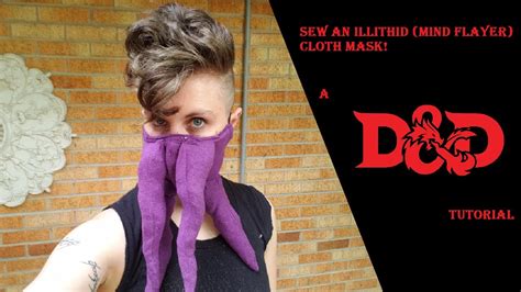 Sew An Illithid Mind Flayer Cloth Face Mask A Dnd Tutorial Youtube