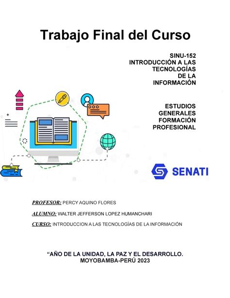 Trabajo Final Del Curso Itdi Trabajo Final Del Curso Sinu