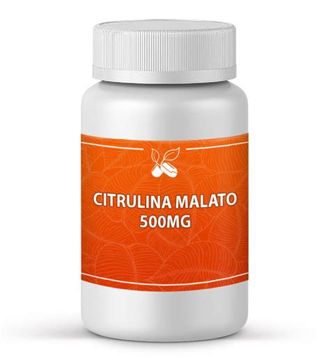 Citrulina Malato 500mg Cápsulas Melhore Seu Desempenho