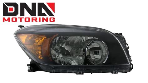 Dna Motoring Toyota Rav Black Amber Headlights Youtube