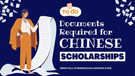 Documents Required For Chinese Government Scholarships 2024