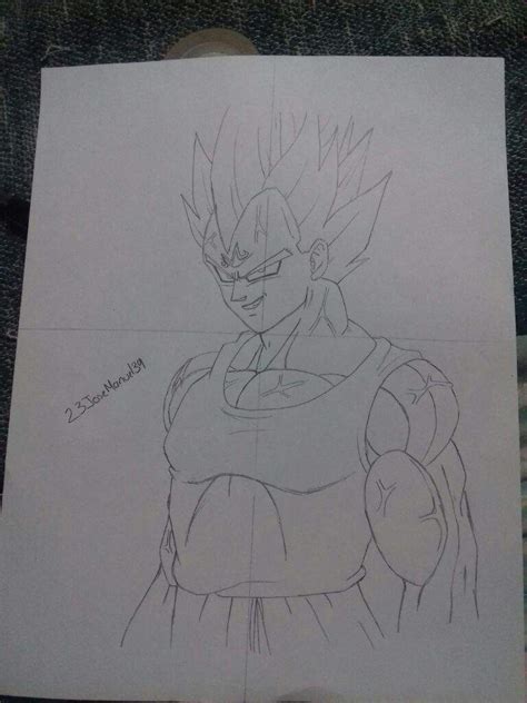 Dibujando Boceto De Vegeta Arte Amino Amino