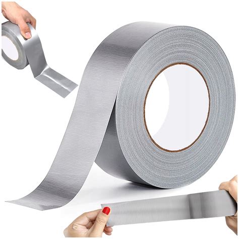 MOCNA TAŚMA NAPRAWCZA ZBROJONA SREBRNA SZARA 15M 48MM x 15M DUCT TAPE