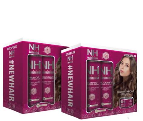 Kit 2 Capilar Força E Crescimento Nh New Hair Belkit Kit de