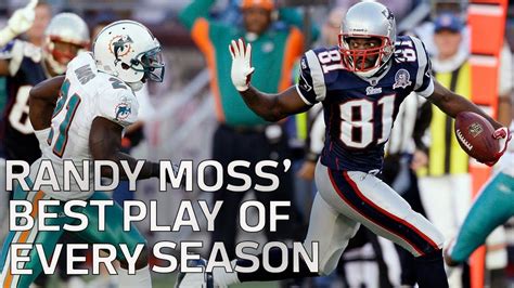 Randy Moss' Best Play of Every Season | NFL Highlights | Nfl highlights ...