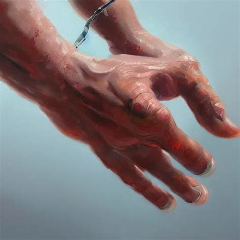 The Hand Of God Concept Art Oil Painting By Jama Stable Diffusion