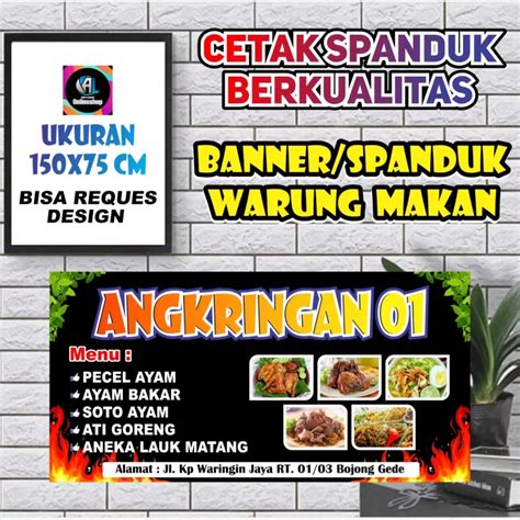 Banner Spanduk Angkringan 01 A Lazada Indonesia