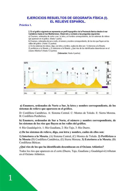 Soluciones a la práctica de geografía física i PDF