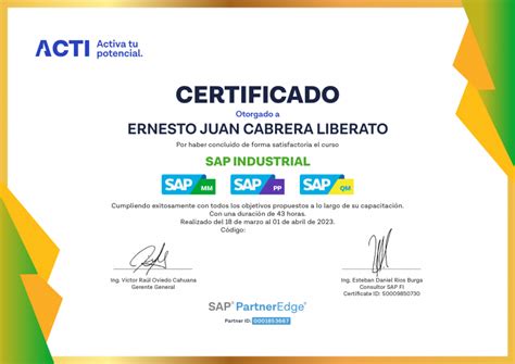 SAP Industrial ACTI