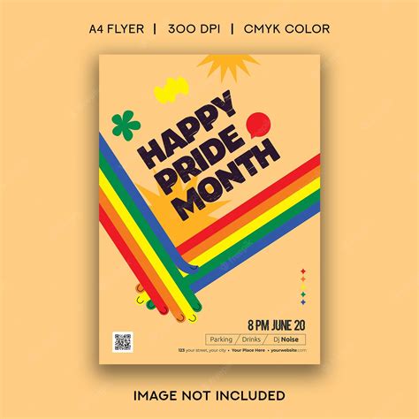 Premium Vector Pride Month Flyer