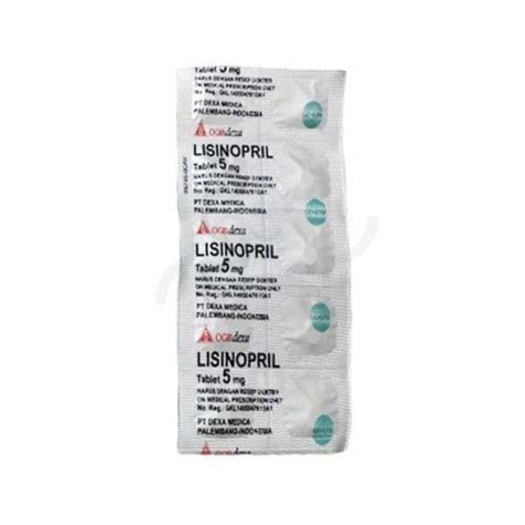 Jual Lisinopril Ogb Dexa Medica Mg Strip Tablet Di Seller Apotek