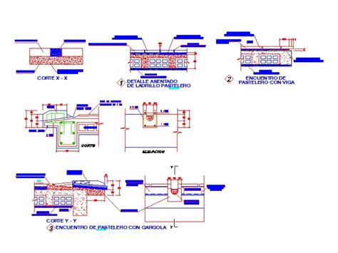 Detalles De G Rgola En Autocad Descargar Cad Kb Bibliocad