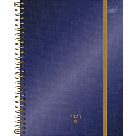 Planner Espiral 17 7 X 24 Cm West Village Metalizado 2025 Roxo Sortido