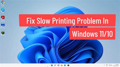 Fix Slow Printing Problem In Windows 1110 Youtube