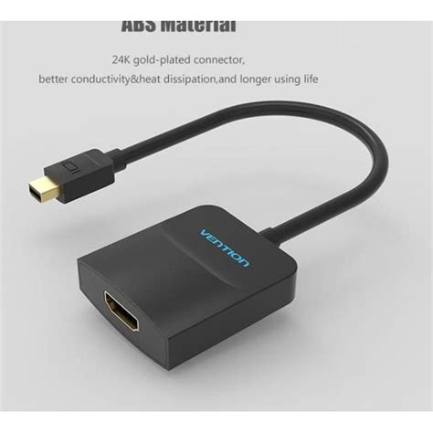 Jual Vention Hbc Converter Thunderbolt Mini Displayport Dp To Hdmi