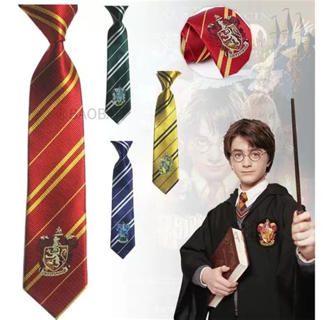 Corbata Harry Potter Gryffindor O Slytherin Hogwarts Bordada Cuotas