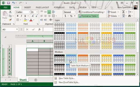 Tutorial Excel Membuat Tabel Hot Sex Picture