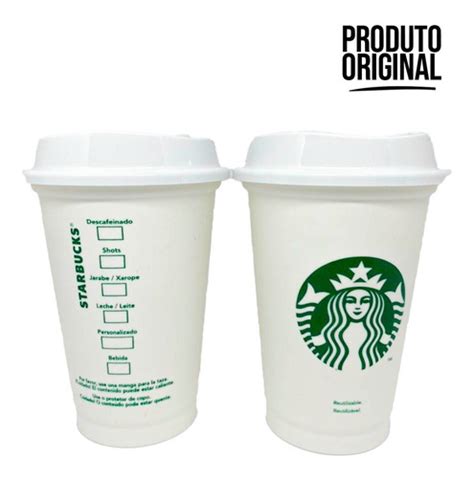 Kit Copos Starbucks Original Pl Stico Reutiliz Vel Caf Mercadolivre