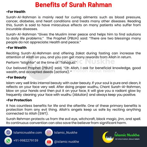 5 Importance Of Surah Rahman Benefits Get Closer To Allah