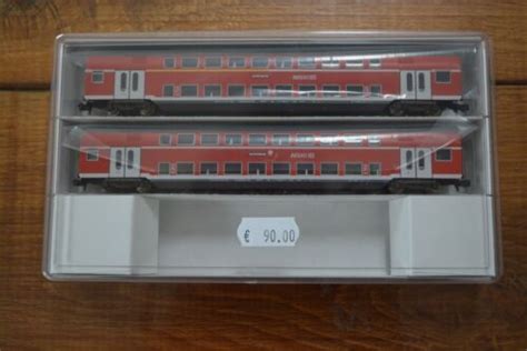 Minitrix 11148 2 Doppelstockwagen Set Der DB AG Regio 2 Teilig NEU EBay