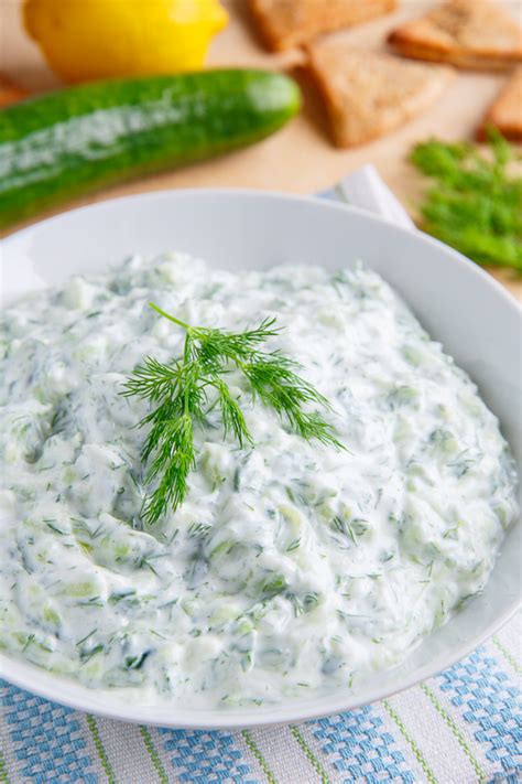 Tzatziki Sauce Greek Cucumber Salad Recipe On Closet Cooking