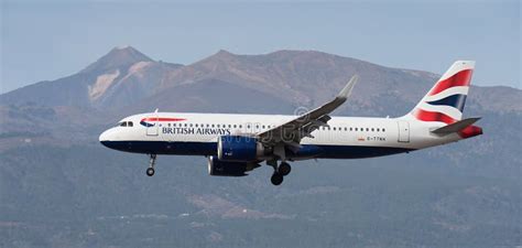 Tenerife Spain January 13 St 2024 Airbus A320 251N British Airways