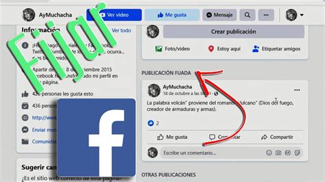 Como Fijar Una Publicaci N En Tu P Gina De Facebook Youtube