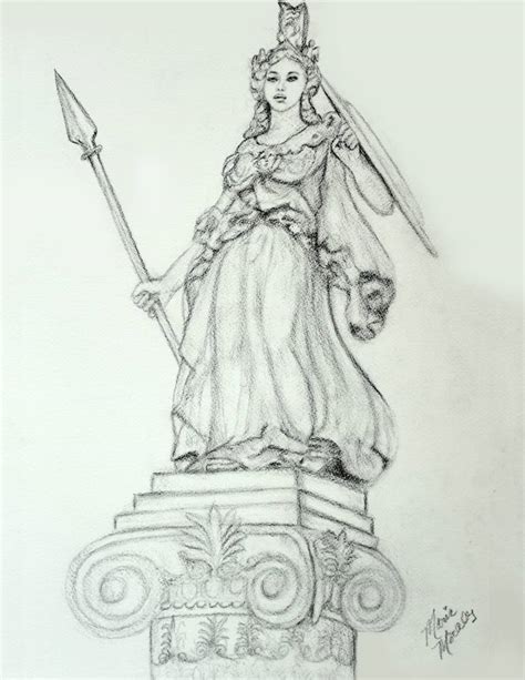 Athena Sketch At Explore Collection Of Athena Sketch