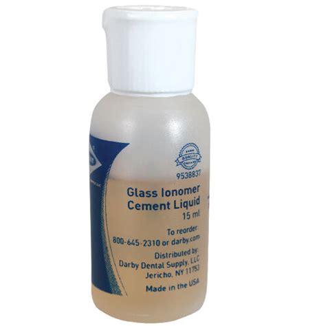 Glass Ionomer Cement Liquid 15 Ml Dental Wholesale Direct