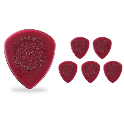 Dunlop Flow Standard Grip Guitar Picks Music Arts