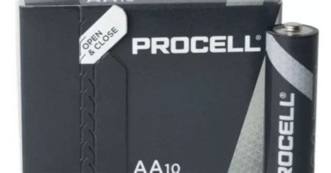 Батарейки щелочные АА Duracell Procell Alkaline LR6 1.5V - упаковка 10 шт.