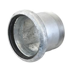 S Female Coupling With Threaded End Galvanised For Bauer