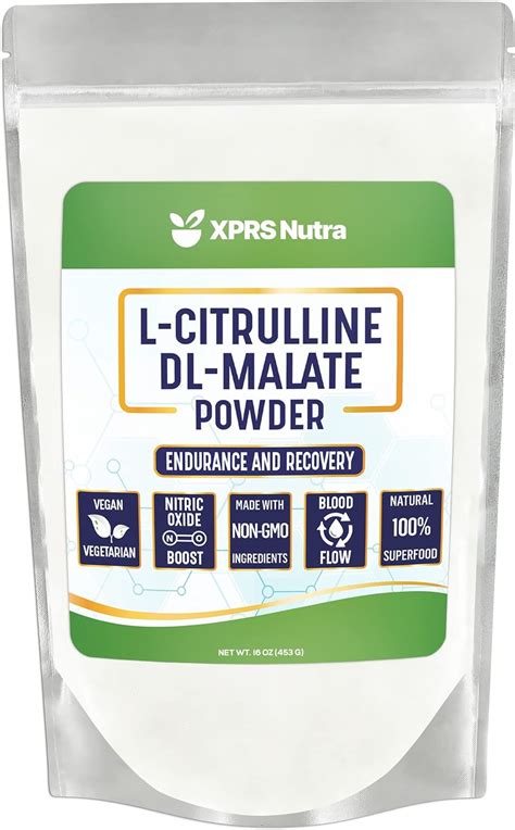 Amazon Xprs Nutra L Citrulline Dl Malate Powder Premium L