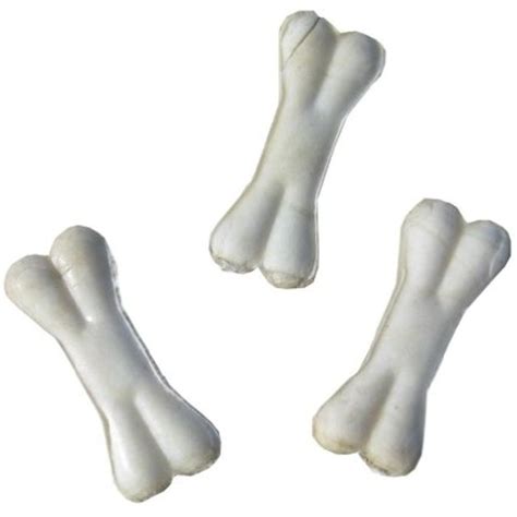 3" White Pressed Rawhide Bones 50 Pack --- You can click on the image ...