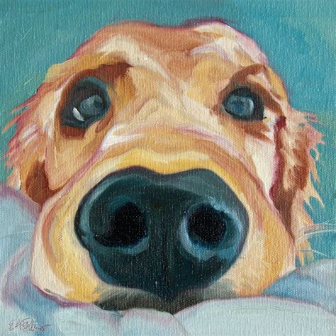 Puppy Nose Art Print by BarkingDogCreationsStudio | Society6 | Animal art, Animal paintings, Art ...