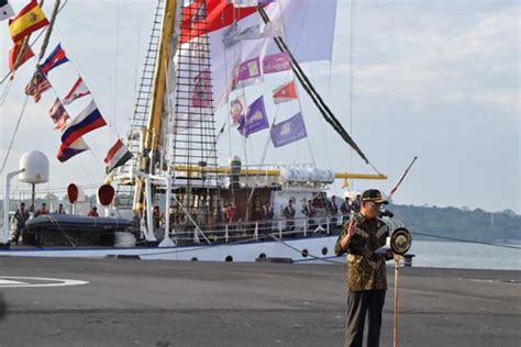 Hari Berlayar Kri Dewaruci Selesaikan Muhibah Budaya Jalur Rempah