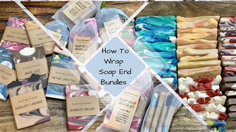 How To Wrap Label Soap End Bundles Different Ways Ellen Ruth Soap