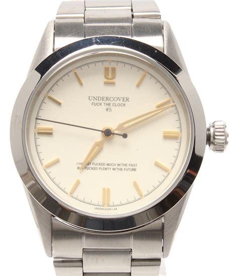 Yahoo オークション 訳あり アンダーカバー 腕時計 fuck the cloc