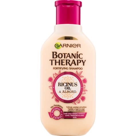 Garnier Botanic Therapy Ricinus Oil Posilujicí šampon Pro Slabé Vlasy S Tendencí Vypadávat