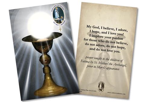 Eucharist Holy Card